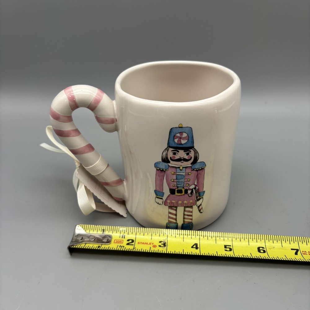 Rae Dunn sugar and spice nutcracker Christmas mug, double-sided, candy cane - Picture 7 of 8